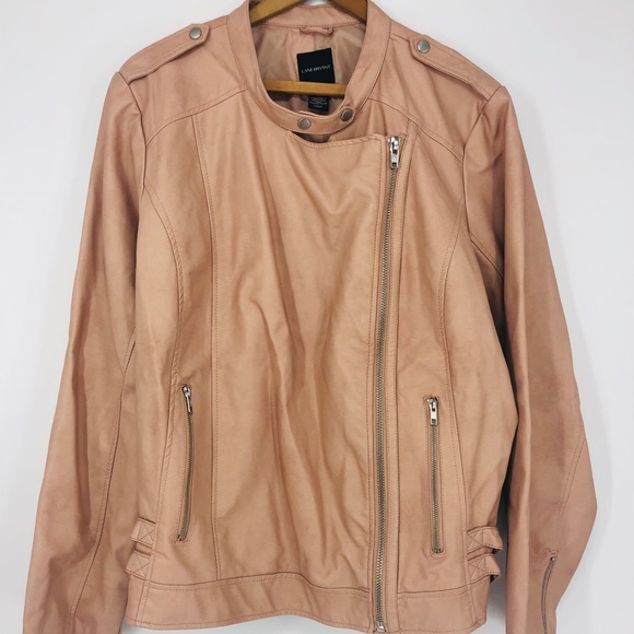 lane bryant leather jacket